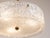 Round Textured Glass Ring and Brass Pendant Lamp by J. T. Kalmar for Kalmar, 1950s For Sale - Image 6 of 15