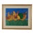 Vintage Painting of Roosters by Sara Barnes For Sale