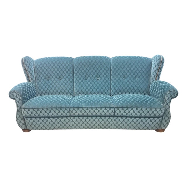 Wingback Sofa from Schlingmann Wertmöbel, 1960s For Sale