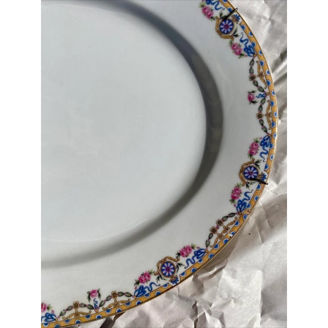 Limoges, France Early 20th Century Bawo Dotter Bwd76 French Limoges Porcelain Platter For Sale - Image 4 of 7