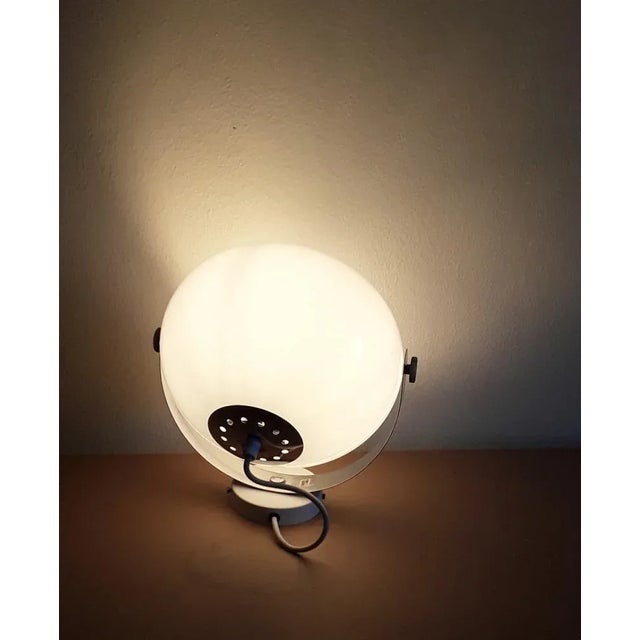 Vintage Dutch Wall Lamp with Opaque White Plastic Screen, 1970s For Sale - Image 4 of 10