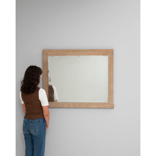 1900s French Oak Mirror For Sale - Image 17 of 18