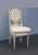 Vintage Rococo Louis XVI Style Off White French Chair For Sale - Image 4 of 11