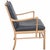Ole Wanscher Colonial chair with a frame of ash and cushions upholstered in black leather. The chair is from the 2000s and...