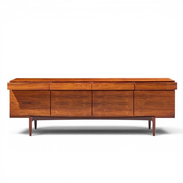 Kofod Larsen for Faarup Møbelfabrik Mid Century Danish Rosewood Credenza For Sale - Image 9 of 11