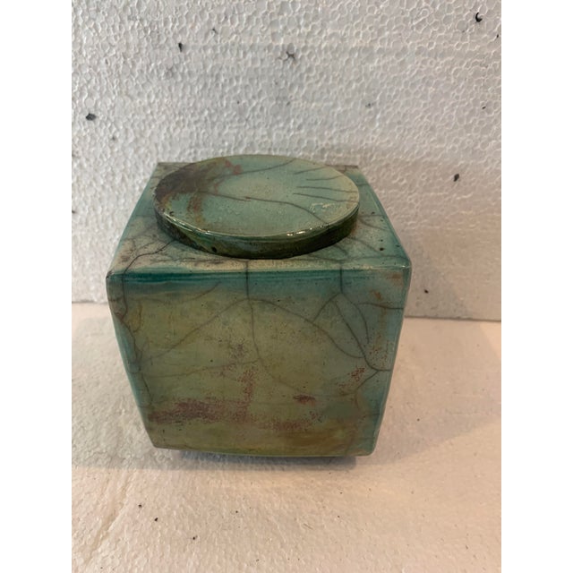 Enameled Ceramic Box by J Gallart For Sale - Image 3 of 10