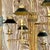 Vintage Late 20th Century Regency Gilt Bamboo Spiral Chandelier For Sale - Image 13 of 14