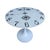 Contemporary Vintage TulipTable With Fornasetti Style Clock Design . For Sale - Image 3 of 3