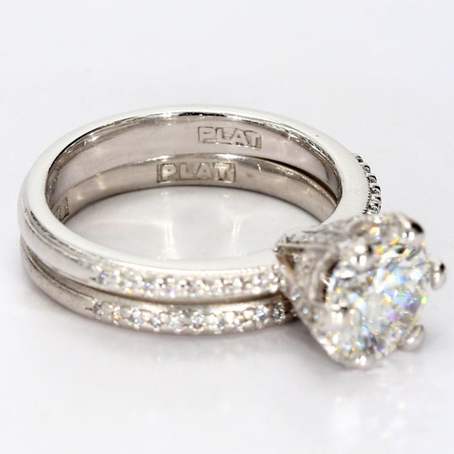 Tacori 6-Prong Diamond Engagement Ring Set - Gia 1.51ct Diamond - Size 4 For Sale In Phoenix - Image 6 of 6