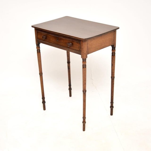Early 19th Century Antique Georgian Side Table, 1800s For Sale - Image 5 of 12