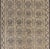 Light Taupe, Gray-Green, and Cream Turkish Tulu Vintage Rug with Latticework Measures:3'4 x 6'2 Light taupe, gray-blue,...