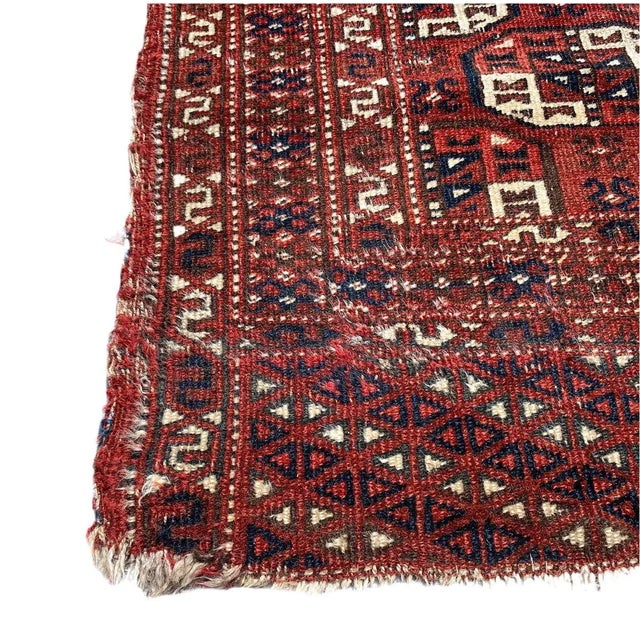 Vintage Tekke Turkoman Rug For Sale - Image 6 of 11