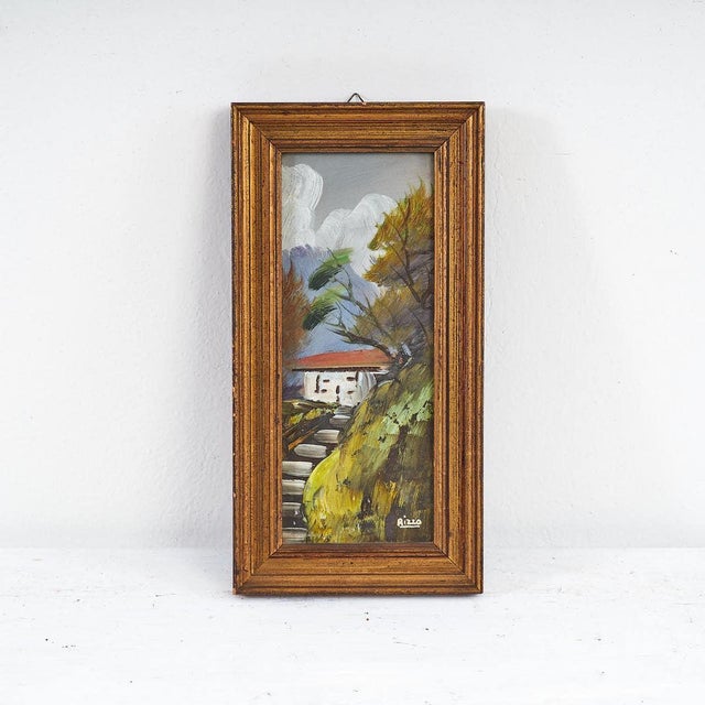 Rizzo, Landscape, Painting, Framed For Sale - Image 5 of 5