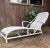 Fabulous 1970’s Wicker & Bent Wood Patio Chaise Lounge Chair Classic Late Mid Century Modern Lines Curvy, Chic, Comfortable