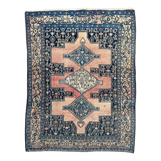 Vintage Senneh Rug, 1950s For Sale