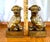 A Pair of Large Brass Foo Dog Bookends For Sale - Image 9 of 9