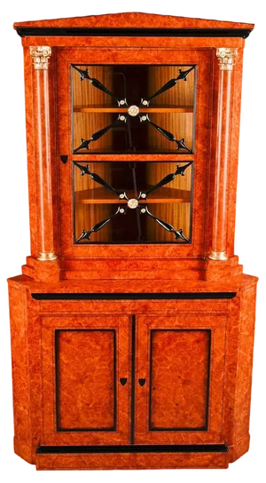 20th Century Biedermeier Style Corner Cabinet