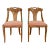 Vintage Carved Wood Fan Back Chair - Price Per Chair For Sale