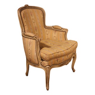 Louis XV Bergere Chair, 1900s For Sale