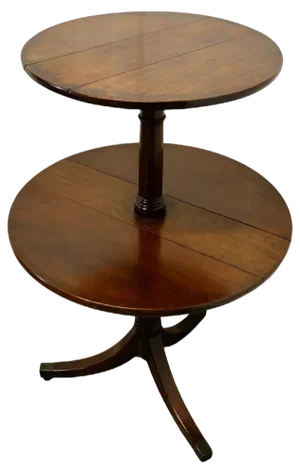 Victorian Walnut Gueridon Cake Stand, 1890s