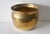 Brass Vintage Extra Large Hammered Brass Planters Mid Century Indian Style For Sale - Image 8 of 13