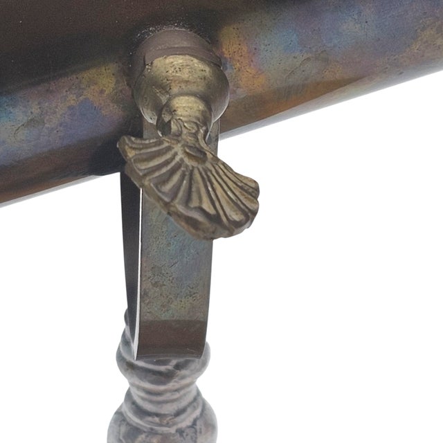 Mid Century Italian Kaleidoscope With Victorian Style Mount and Octagonal Wood Base For Sale - Image 9 of 11