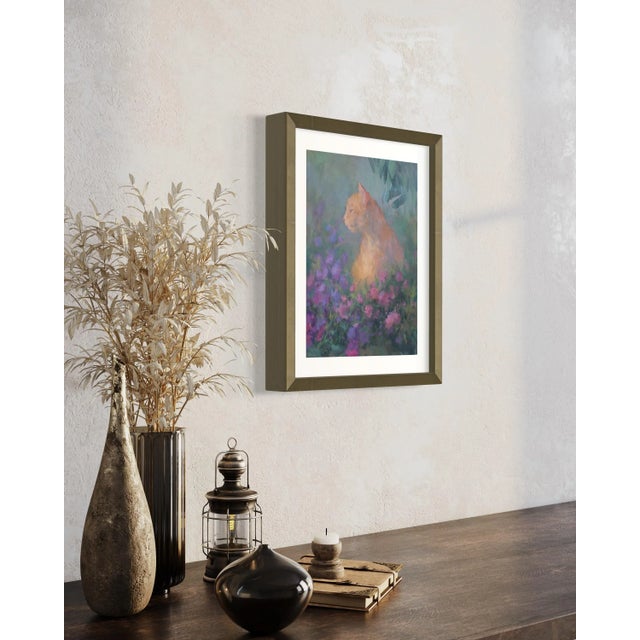 Not Yet Made - Made To Order Orange Tabby Cat Fine Art Print by Michelle Farro For Sale - Image 5 of 6