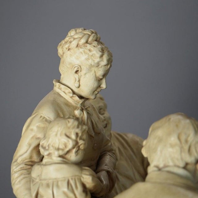 Antique John Rogers Sculptural Group "Checkers", 19th Century For Sale - Image 11 of 15