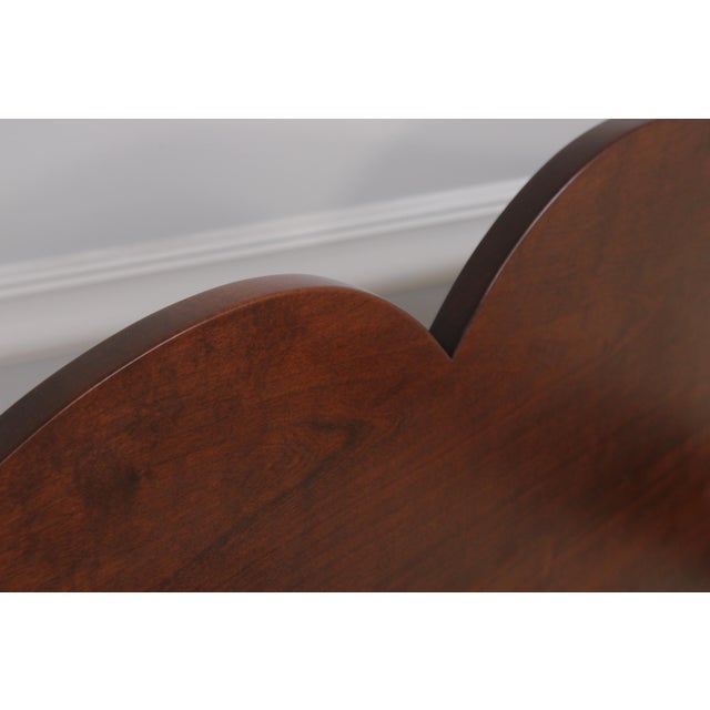 Brown Bench Made Custom Cherry Queen Size Country Poster Bed For Sale - Image 8 of 17