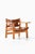 1950s The Spanish Chair in Leather and Oak attributed to Børge Mogensen, 1950s For Sale - Image 5 of 8
