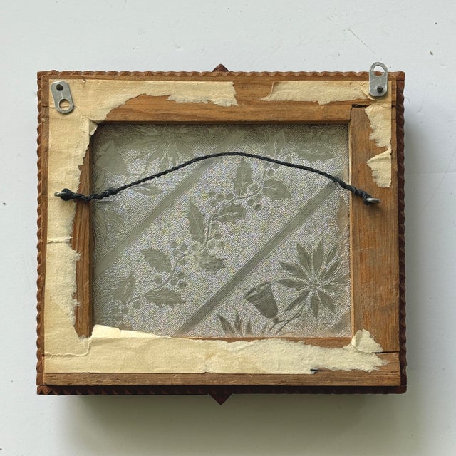 Antique Hand-Carved Tramp Art Frame – Five-Layer Design For Sale In Philadelphia - Image 6 of 6