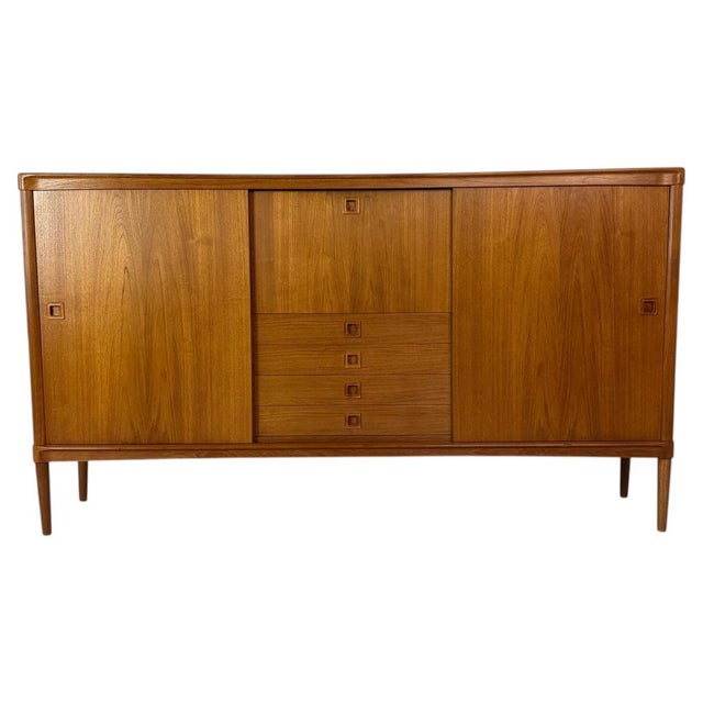 Highboard in Teak by H.W. Klein for Bramin, Denmark, 1960s For Sale - Image 12 of 12