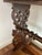 Antique Anglo-Indian Carved Hardwood Marble Top Vanity Dressing Table For Sale - Image 4 of 17
