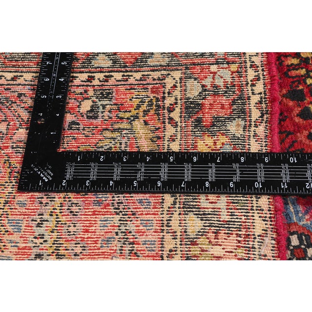 Textile Antique Dergazine Hamadan Rug, 02'09 X 14'11 For Sale - Image 7 of 10