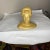 Paint Vintage Italian Gold Clay Bust of a Woman For Sale - Image 7 of 7