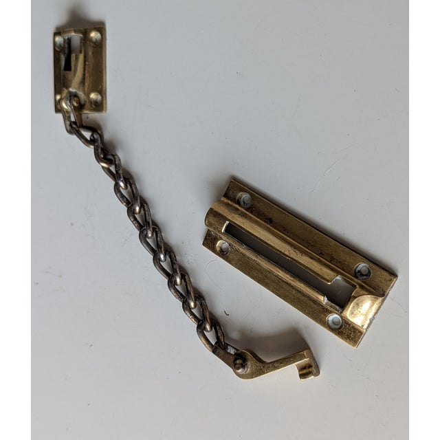 Modern Simple and Gorgeous Chain Lock of Yesteryears Quality For Sale - Image 3 of 5