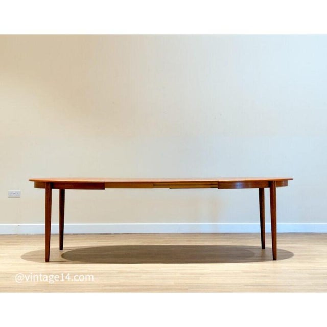 Double Extending Dining Table by Johannes Andersen, Denmark 1960s For Sale - Image 14 of 14