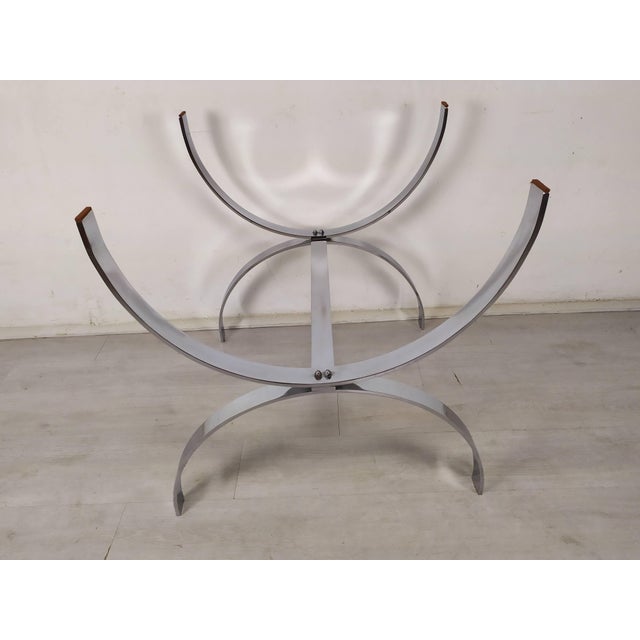 Vintage Glass Chrome Office Desk, 1970s For Sale - Image 12 of 18