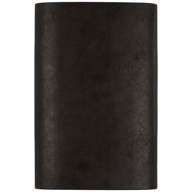 Modern Kelly Wearstler for Visual Comfort Signature Lotura 12" Pocket Sconce in Museum Black For Sale - Image 3 of 11