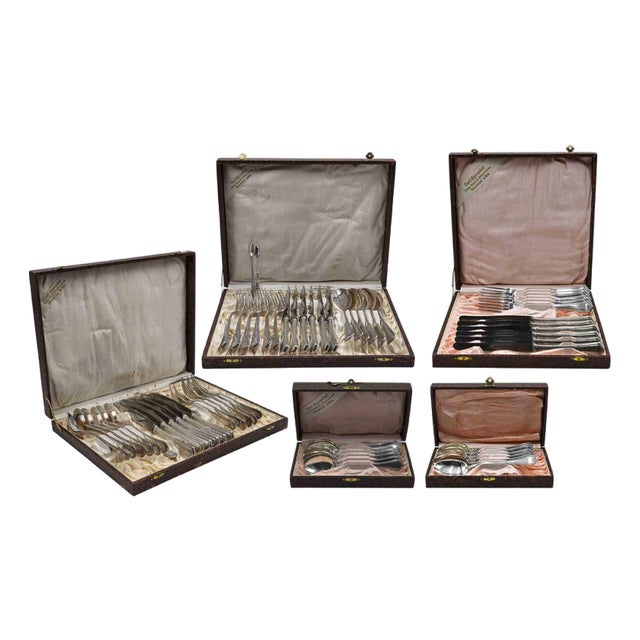 Vintage Silver Cutlery Set by J. A. Henckels, 20th Century For Sale