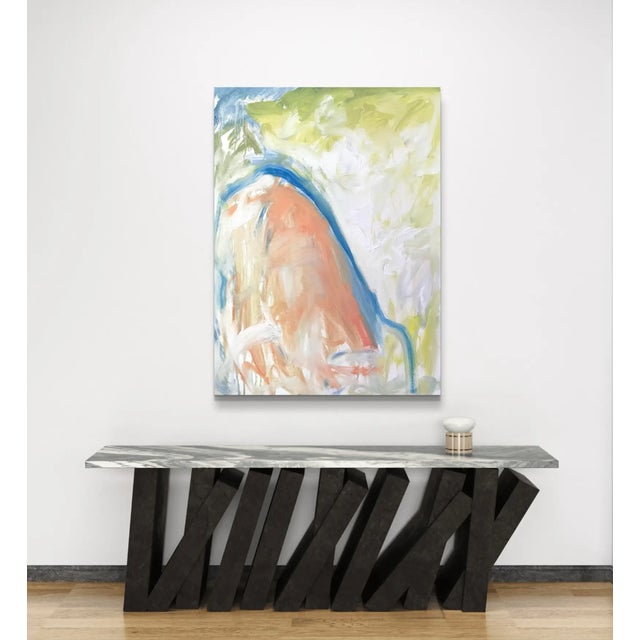 Oil painting on canvas. Titled Waterfall 30” x 40” x 1.5” Signed New York based artist, Matthew Izzo (b. 1971) currently...