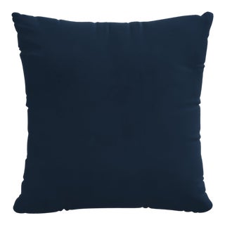 20" Decorative Pillow in Ink Classic Velvet For Sale