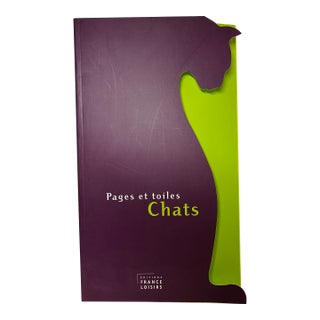 2004 Pages Et Toiles Chats French Cat Book For Sale