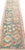 Vintage Turkish Oushak Fragment Runner Rug Size: 2'2" × 8'5" (66 × 256 cm) A captivating vintage Turkish Oushak runner,...