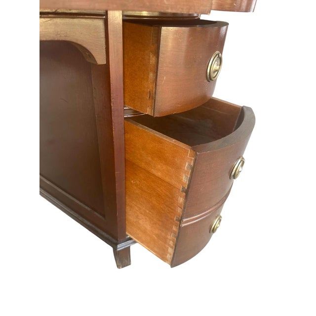 1930s Taylor Jamestown Kidney Shaped Mahogany Desk - Circa 1930s For Sale - Image 5 of 7
