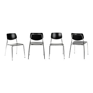 Dietiker Felber C14 Metal Dining Chairs - Set of 4 For Sale