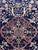 Antique Farahan Sarouk Carpet, Handmade Oriental Rug, Navy, Ivory, Green, Red For Sale In New York - Image 6 of 18