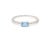 Natural 0.39 cts aquamarine & 0.14 cts diamond ring in 14k gold For Sale - Image 16 of 18