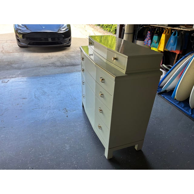 Oomph Manhattan Chest With Dividend - Oceanfront & Brass For Sale - Image 11 of 12