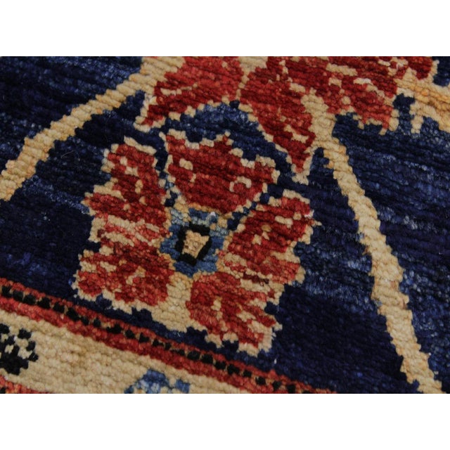 1980s Vintage Hand-Knotted Wool Rug - 2′8″ × 12′8″ For Sale - Image 4 of 8